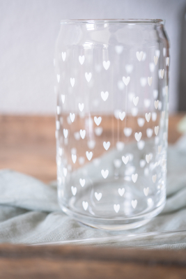 Preview: Can Glas - Longdrinkglas mit Herzen